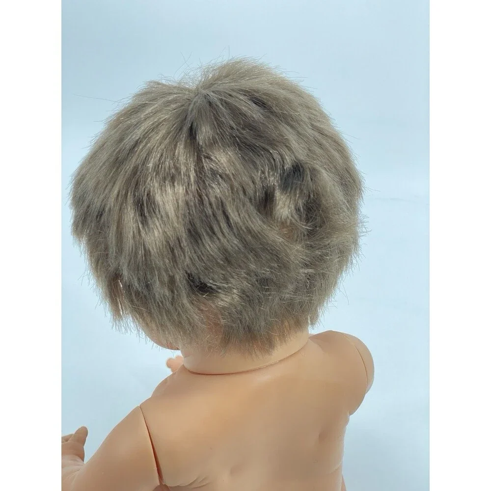 Berjusa 22” Realistic Asian Baby Doll Rooted Hair Spain Anatomically Correct VTG